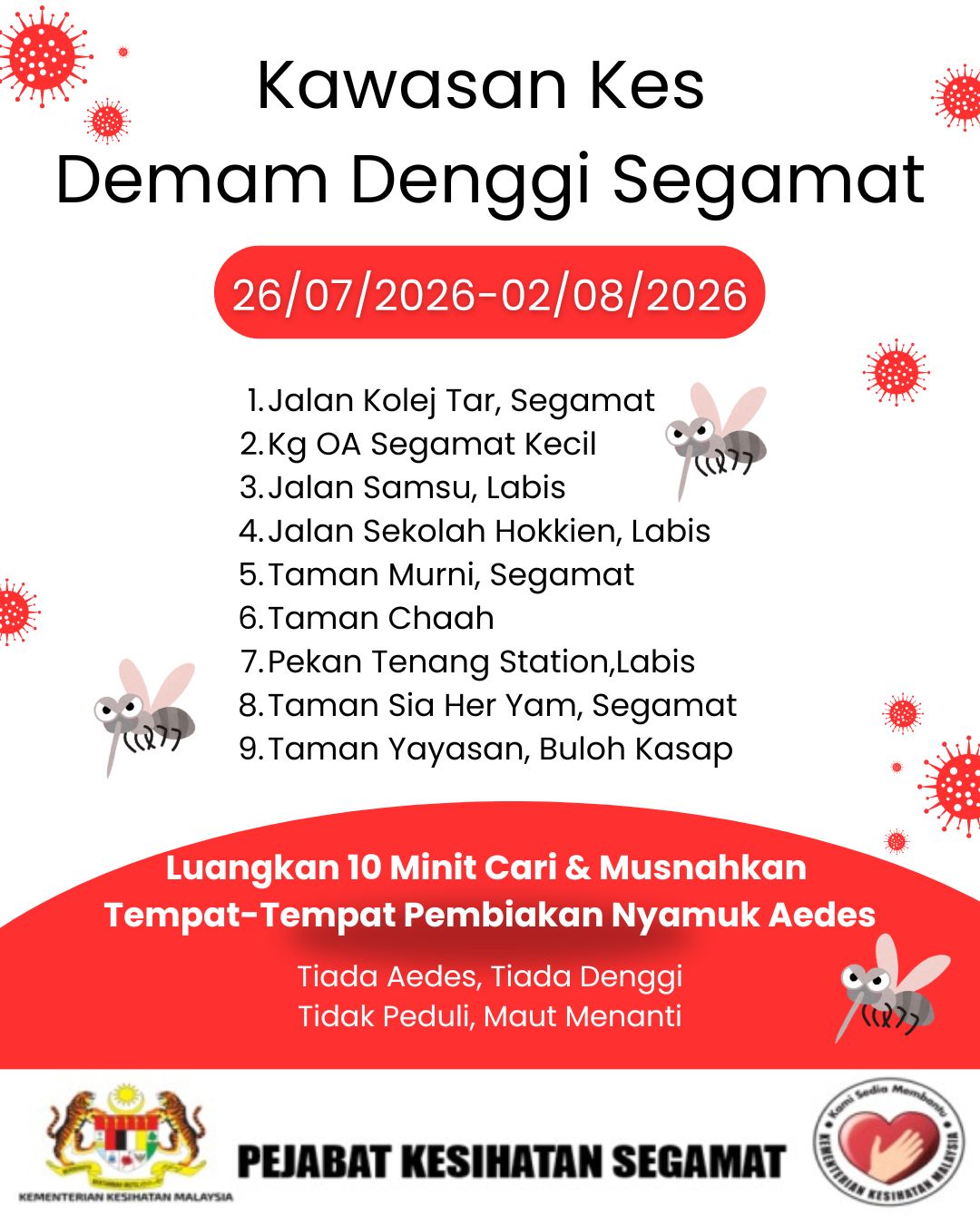 Poster Hotspot Denggi